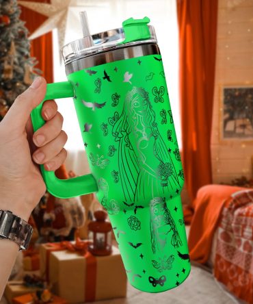 Corpse Bride Movies Custom Stanley Quencher 40Oz Stainless Steel Tumbler With Handle