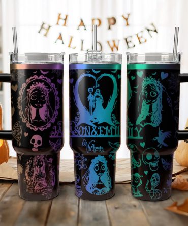 Corpse Bride Movies Custom Stanley Quencher 40Oz Stainless Steel Tumbler With Handle