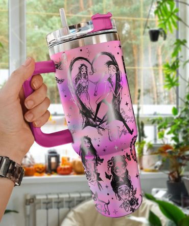 Corpse Bride Movies Custom Stanley Quencher 40Oz Stainless Steel Tumbler With Handle