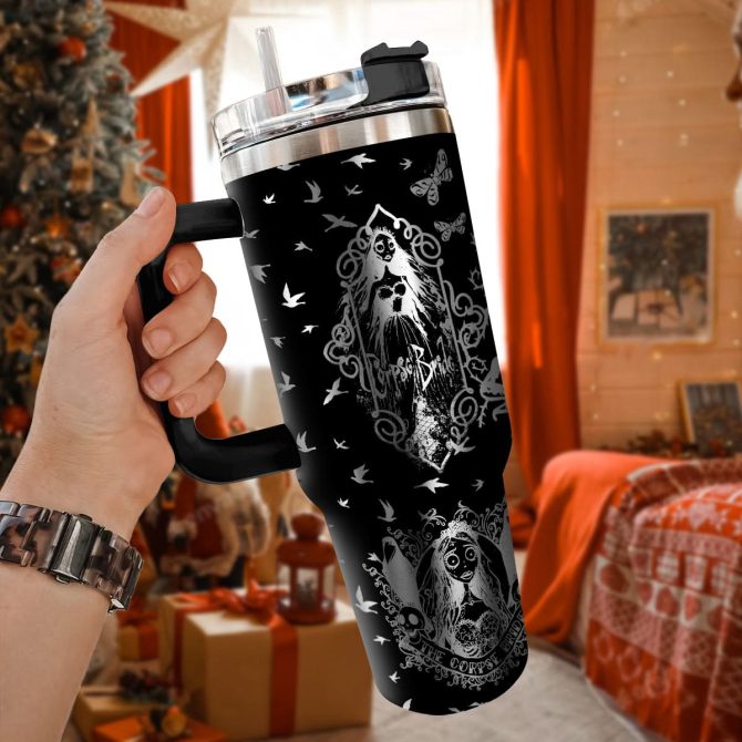 Corpse Bride Movies Custom Stanley Quencher 40Oz Stainless Steel Tumbler With Handle