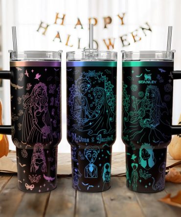Corpse Bride Movies Custom Stanley Quencher 40Oz Stainless Steel Tumbler With Handle
