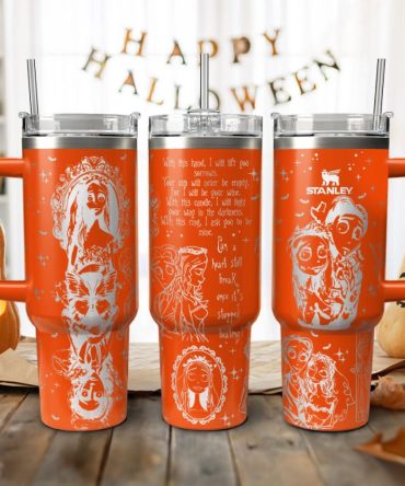 Corpse Bride Movies Custom Stanley Quencher 40Oz Stainless Steel Tumbler With Handle