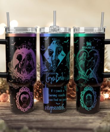 Corpse Bride Movies Custom Stanley Quencher 40Oz Stainless Steel Tumbler With Handle