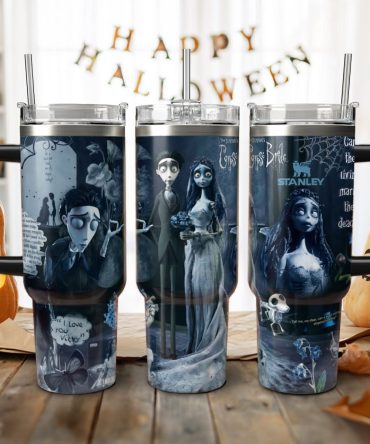 Corpse Bride Movies Custom Stanley Quencher 40Oz Stainless Steel Tumbler With Handle