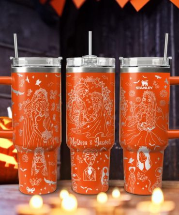 Corpse Bride Movies Custom Stanley Quencher 40Oz Stainless Steel Tumbler With Handle