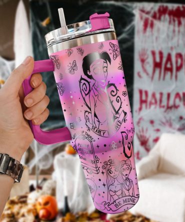 Corpse Bride Movies Custom Stanley Quencher 40Oz Stainless Steel Tumbler With Handle