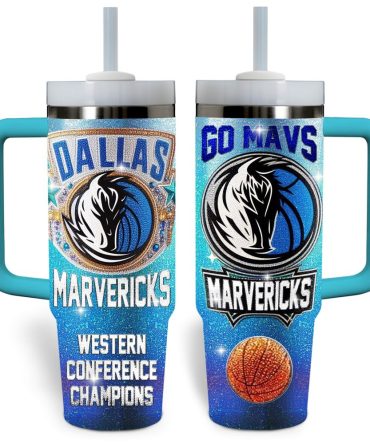 Dallas Marvericks Nba Custom Stanley Quencher 40Oz Stainless Steel Tumbler With Handle