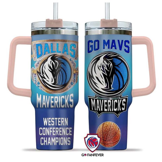 Dallas Mavericks Nba Custom Stanley Quencher 40Oz Stainless Steel Tumbler With Handle - Image 8