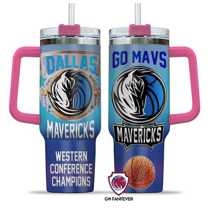 Dallas Mavericks Nba Custom Stanley Quencher 40Oz Stainless Steel Tumbler With Handle - Image 7