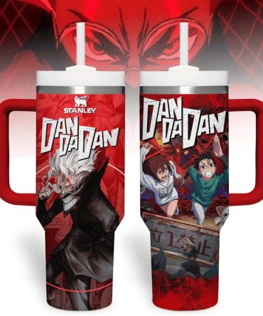 Dandadan Anime Custom Stanley Quencher 40Oz Stainless Steel Tumbler With Handle
