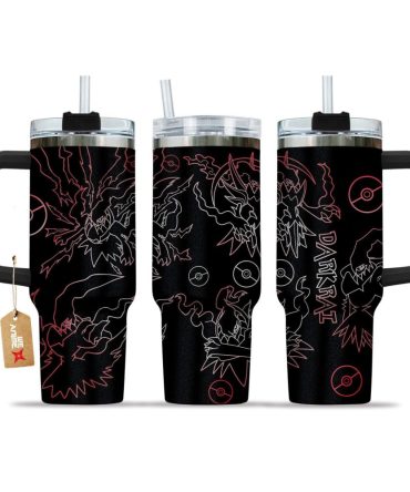 Darkrai Pokemon Anime Custom Stanley Quencher 40Oz Stainless Steel Tumbler