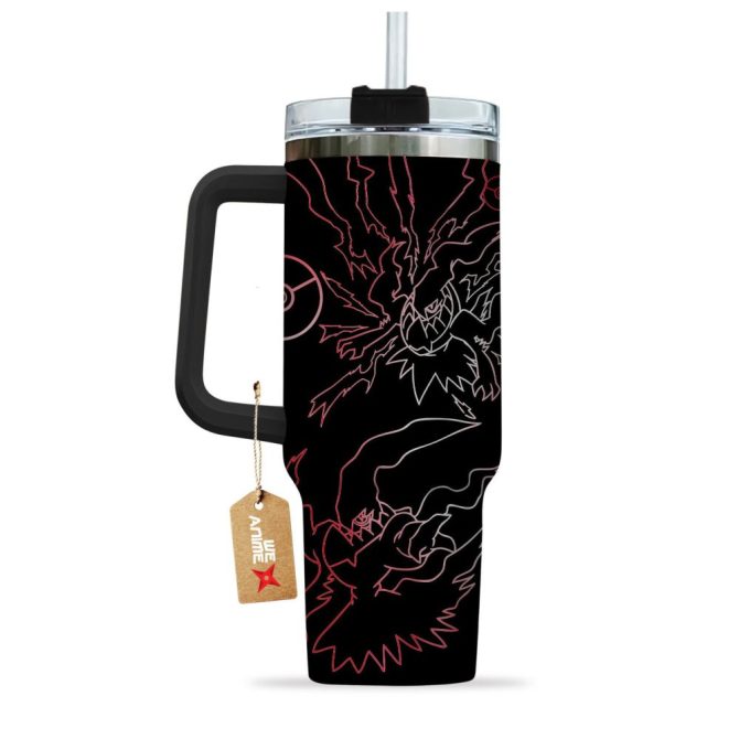 Darkrai Pokemon Anime Custom Stanley Quencher 40Oz Stainless Steel Tumbler - Image 4