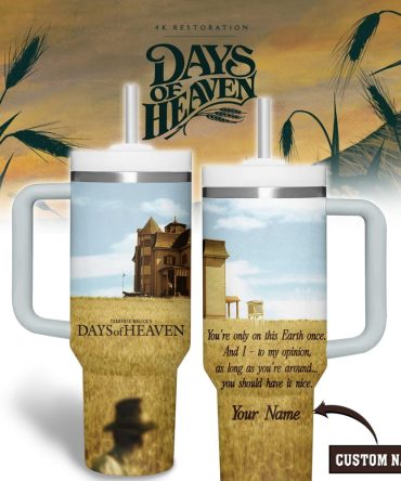 Days Of Heaven Movies Custom Stanley Quencher 40Oz Stainless Steel Tumbler With Handle