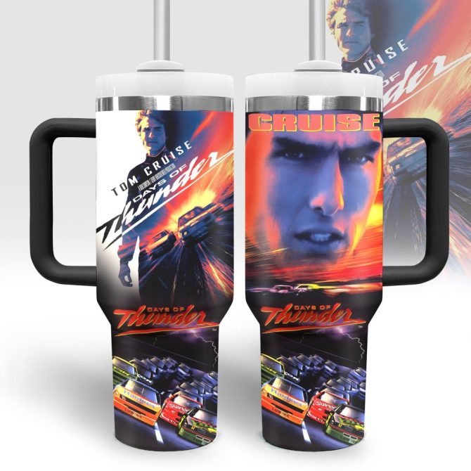 Days Of Thunder Movies Custom Stanley Quencher 40Oz Stainless Steel Tumbler