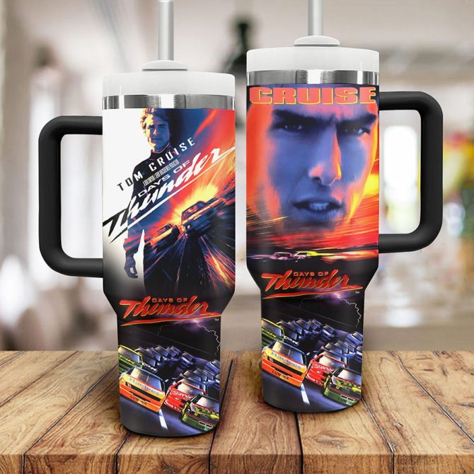 Days Of Thunder Movies Custom Stanley Quencher 40Oz Stainless Steel Tumbler - Image 2