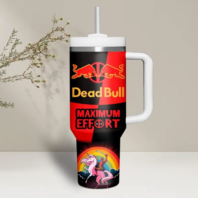 Deadpool Movies Custom Stanley Quencher 40Oz Stainless Steel - Image 2