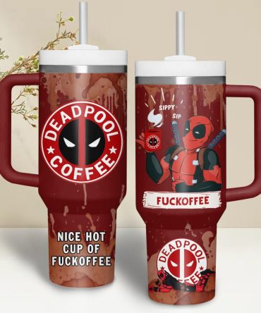 Deadpool Movies Custom Stanley Quencher 40Oz Stainless Steel