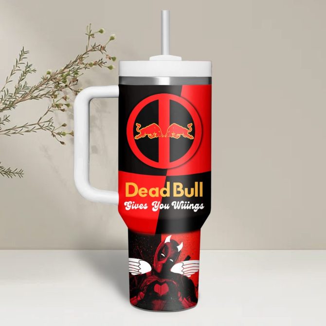 Deadpool Movies Custom Stanley Quencher 40Oz Stainless Steel - Image 3