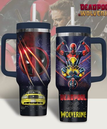 Deadpool Movies Custom Stanley Quencher 40Oz Stainless Steel Tumbler