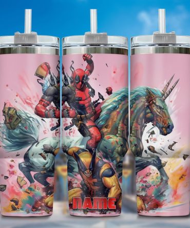 Deadpool Movies Custom Stanley Quencher 40Oz Stainless Steel Tumbler With Handle