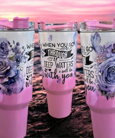 Deep Waters Custom Stanley Quencher 40Oz Stainless Steel Tumbler