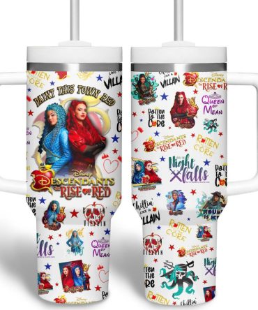 Descendants Tv Series Custom Stanley Quencher 40Oz Stainless Steel Tumbler