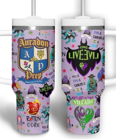 Descendants Tv Series Custom Stanley Quencher 40Oz Stainless Steel Tumbler