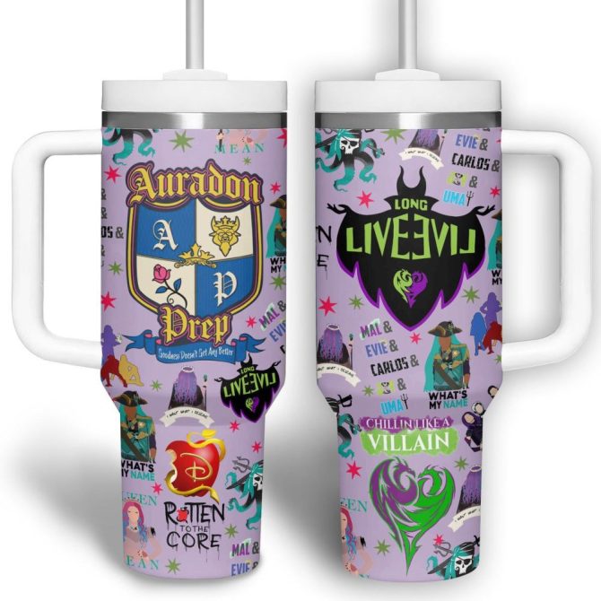 Descendants Tv Series Custom Stanley Quencher 40Oz Stainless Steel Tumbler