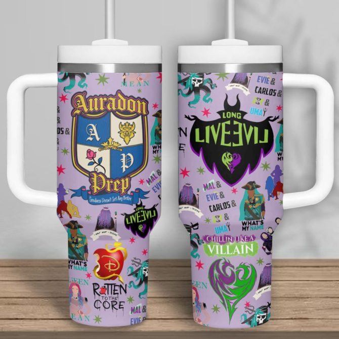 Descendants Tv Series Custom Stanley Quencher 40Oz Stainless Steel Tumbler - Image 4