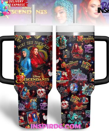 Descendants Tv Series Custom Stanley Quencher 40Oz Stainless Steel Tumbler