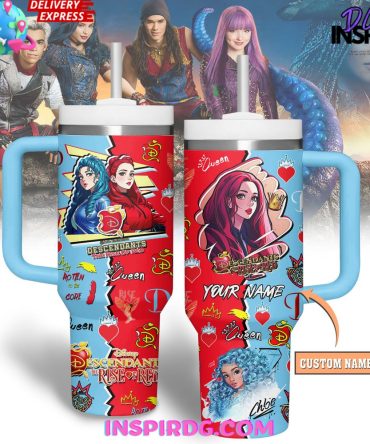 Descendants Tv Series Custom Stanley Quencher 40Oz Stainless Steel Tumbler