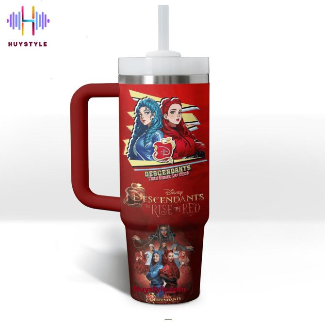 Descendants Tv Series Custom Stanley Quencher 40Oz Stainless Steel Tumbler With Handle - Image 3