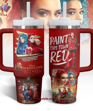 Descendants Tv Series Custom Stanley Quencher 40Oz Stainless Steel Tumbler With Handle