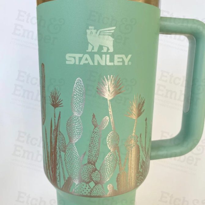 Desert Landscape Custom Stanley Quencher 40Oz Stainless Steel Tumbler