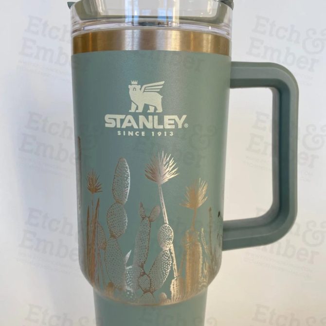 Desert Landscape Custom Stanley Quencher 40Oz Stainless Steel Tumbler - Image 2