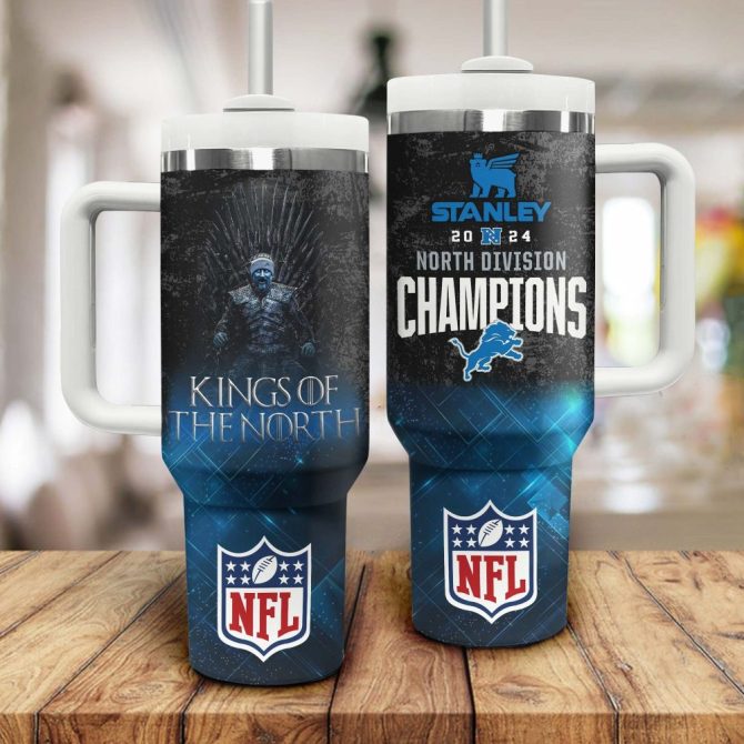 Detroit Lions Nfl Sports Custom Stanley Quencher 40Oz Stainless Steel Tumbler With Handle - Image 2
