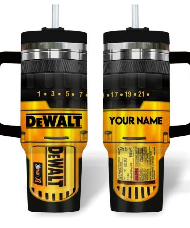 Dewalt Company Custom Stanley Quencher 40Oz Stainless Steel Tumbler