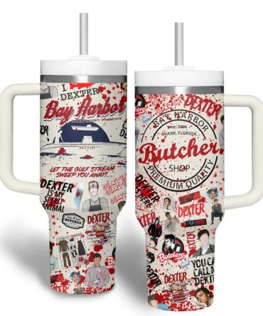 Dexter Movies Custom Stanley Quencher 40Oz Stainless Steel Tumbler