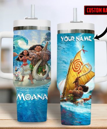 Disney Cartoon Custom Stanley Quencher 40Oz Stainless Steel Tumbler