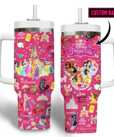 Disney Cartoon Custom Stanley Quencher 40Oz Stainless Steel Tumbler