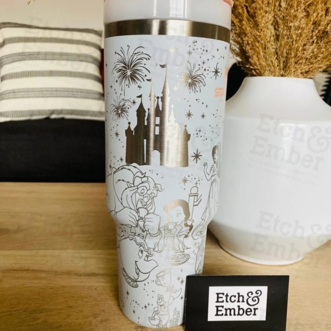 Disney Characters Cartoon Custom Stanley Quencher 40Oz Stainless Steel Tumbler - Image 2
