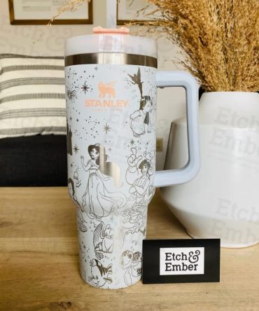 Disney Characters Cartoon Custom Stanley Quencher 40Oz Stainless Steel Tumbler