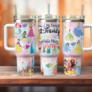 Disney Characters Cartoon Custom Stanley Quencher 40Oz Stainless Steel Tumbler