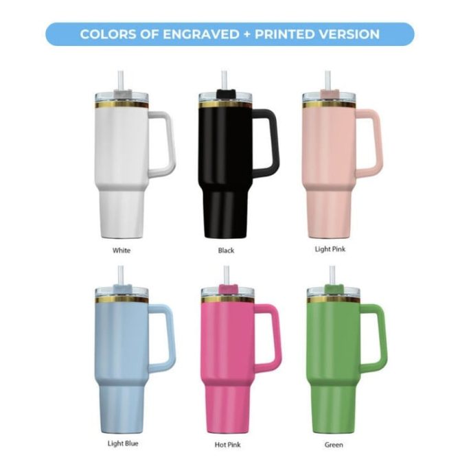 Disney Mickey Cartoon Custom Stanley Quencher 40Oz Stainless Steel Tumbler - Image 3