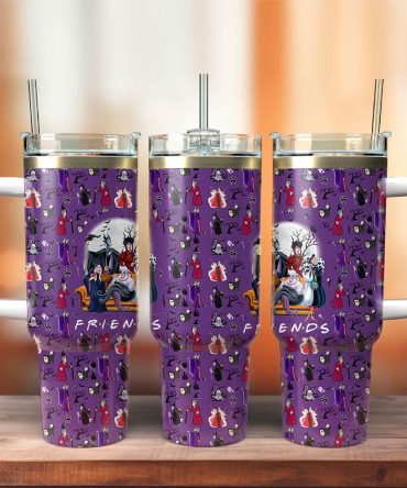 Disney Villains Cartoon Custom Stanley Quencher 40Oz Stainless Steel Tumbler With Handle