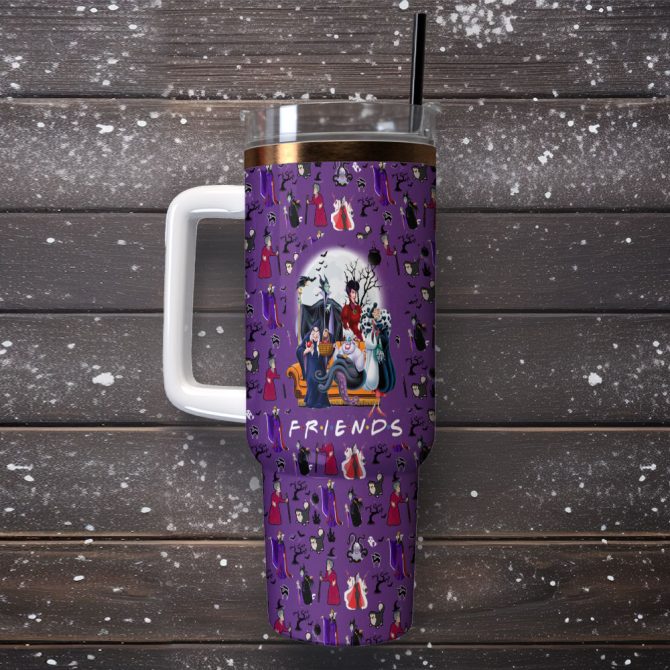 Disney Villains Cartoon Custom Stanley Quencher 40Oz Stainless Steel Tumbler With Handle - Image 2
