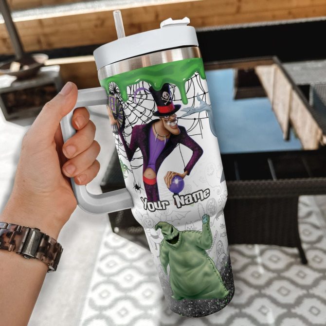 Disney Villains Cartoon Custom Stanley Quencher 40Oz Stainless Steel Tumbler With Handle - Image 2