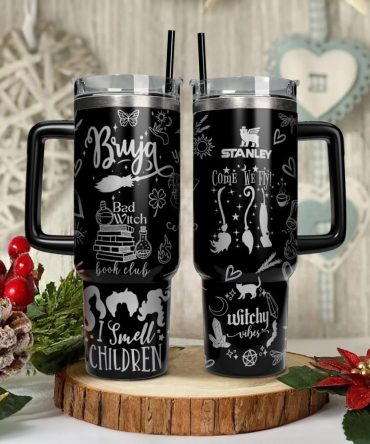 Disney Villains Cartoon Custom Stanley Quencher 40Oz Stainless Steel Tumbler With Handle