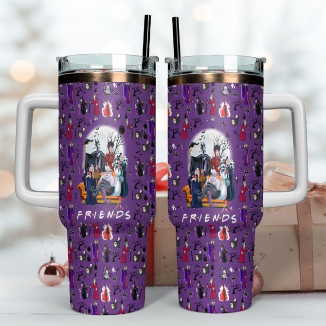 Disney Villains Cartoon Custom Stanley Quencher 40Oz Stainless Steel Tumbler With Handle - Image 4