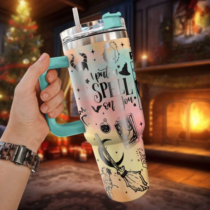 Disney Villains Cartoon Custom Stanley Quencher 40Oz Stainless Steel Tumbler With Handle
